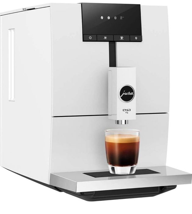 Super automática Máquina de Café Expresso JURA ENA 4 em BRANCO NORDIC