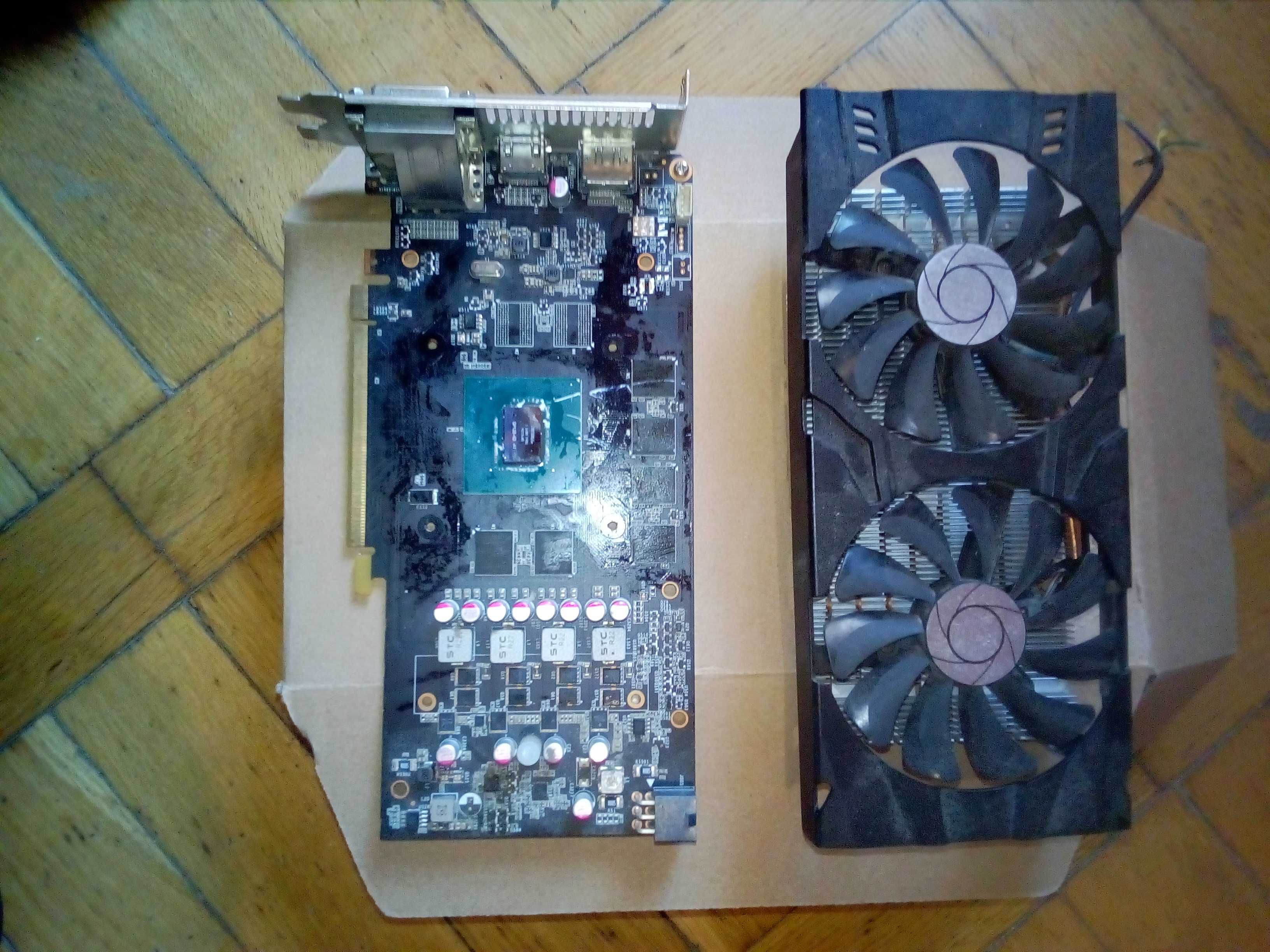 Видеокарта нерабочая залитая gtx 1060 6gb цена 500гр: 500 грн ...