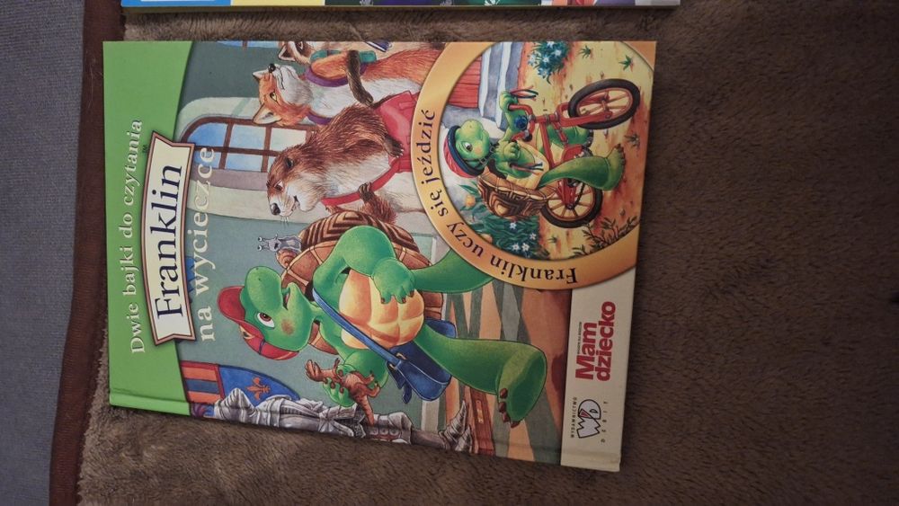 "Franklin na wycieczce. Franklin uczy się jeździć." "Zaczarowany świat