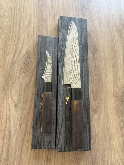 Tojiro Shippu Black – Gyuto 180 mm + Petty 70 mm – Made in Japan