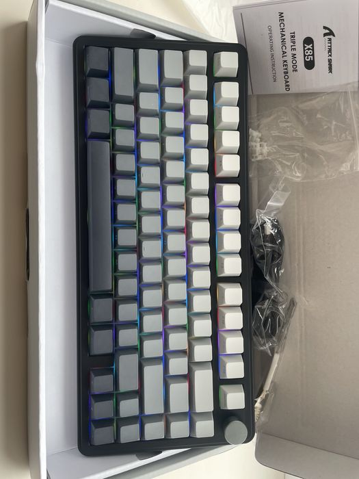 Attack shark x85 механічна клавіатура pro В наявності!