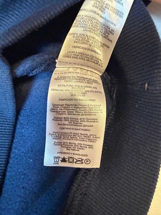 Granatowa bluza Columbia z kapturem, rozmiar XL, kieszenie kangur