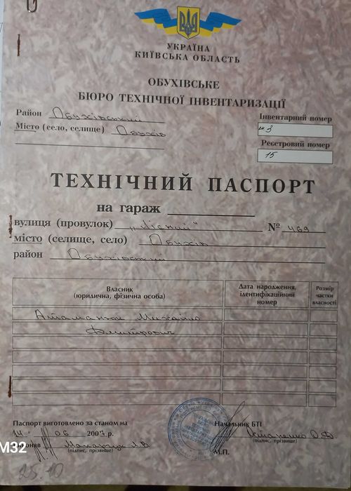 Прдам гараж. ГК "Лісний".