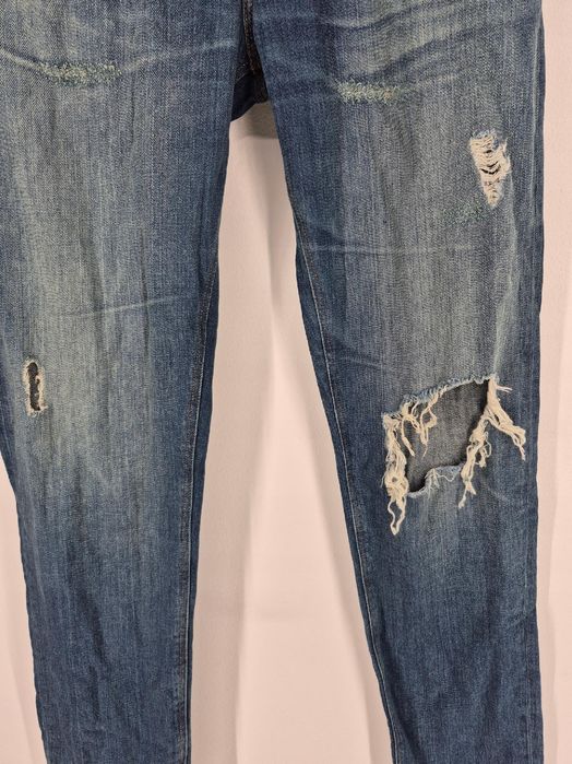 Jeansy Asos W30L34 proste z dziurami przetarciami nowe