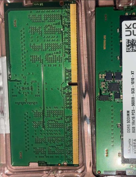 RAM 16gb ddr5 SODDIM 5600MT/s SkHynix (2x 8gb para portátil)