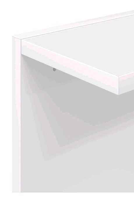 Półka  biała na panelu 30x15x100