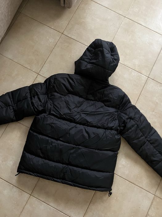 Puffer Casaco Polo Ralph Lauren preto e vermelho