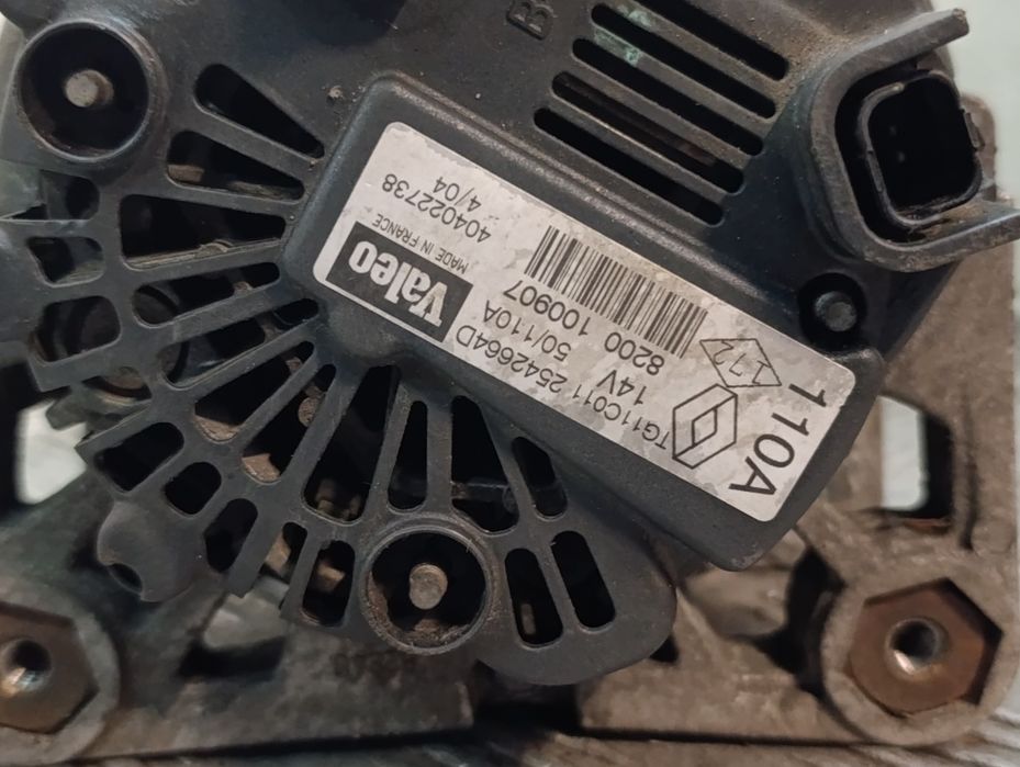 Renault Megane II lift 1.6 16V alternator 110A