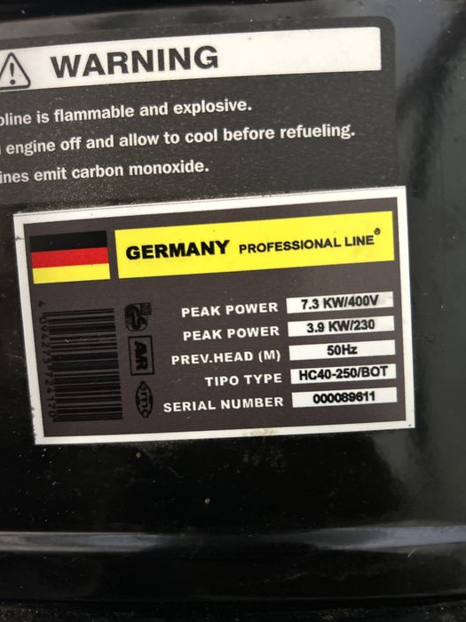 Agregat KLAUS KLGG29 7,3KW