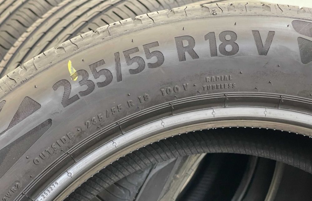 235/55/18 Continental EcoContact 6 4шт 6,2 мм шини резина