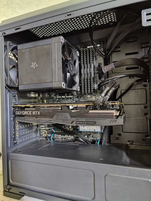 Компьютер i7-6700k/RTX-2080Ti (11GB)/16RAM/500Gb-NVME Машина, зверь. Nvidia, inel core i7, Asus