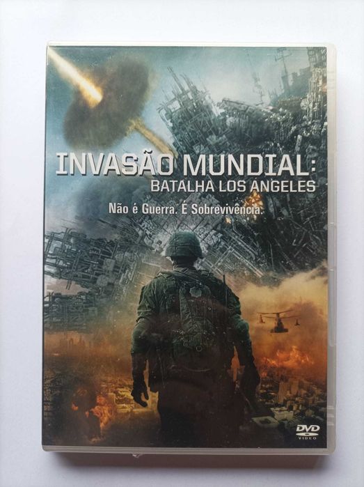 Invasão mundial batalha los angeles dvd (novo)