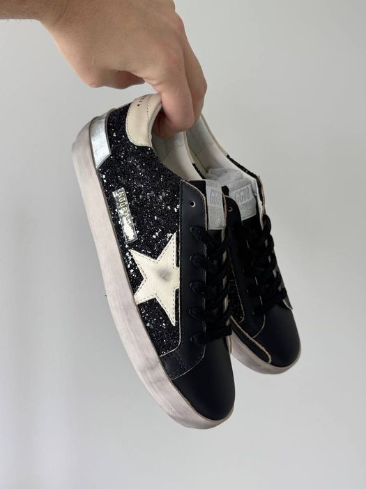 Кросівки Golden Goose Superstar Black premium | Кроссовки жіночі чоловічі