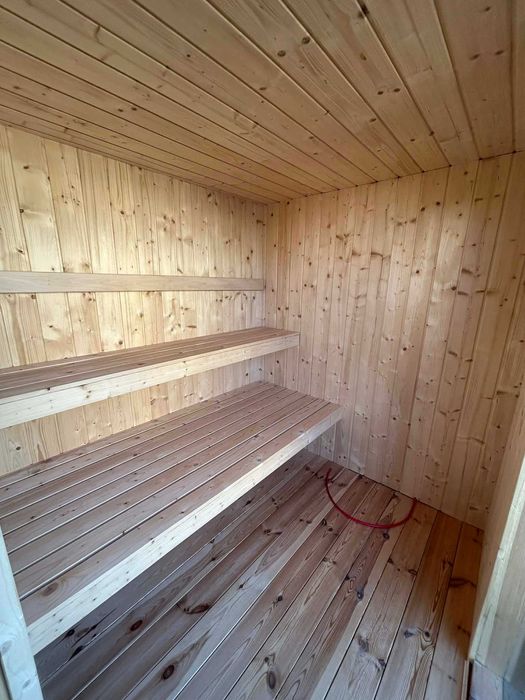 nowoczesna sauna ogrodowa
