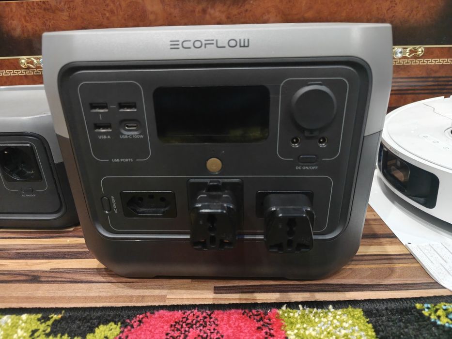Ecoflow river 2 pro 220 з перехідниками Зарядна станція river 2 Gendom