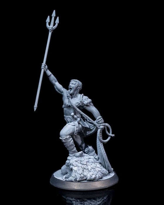 Retiarius Mistrz Sieci Figurka 32mm 14K zgodna z D&D Pathfinder Warham