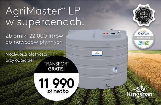 Zbiornik na RSM ASL 22000l Kingspan AgriMaster LP – nawozy płynne