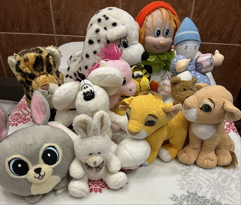 Набор іграшок мʼяких 12 шт.