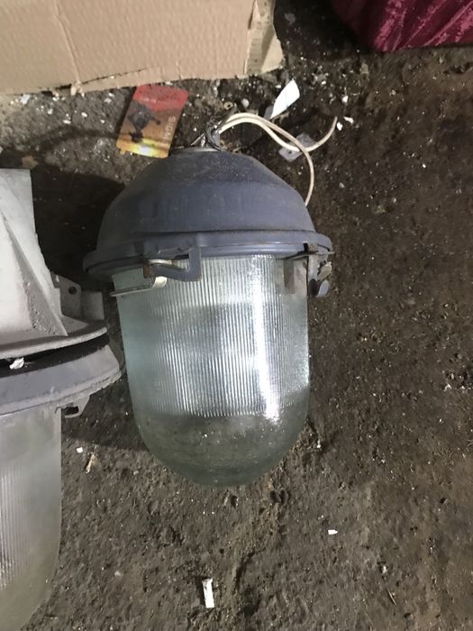 Фонари уличные ссср амбарные+ лампочки