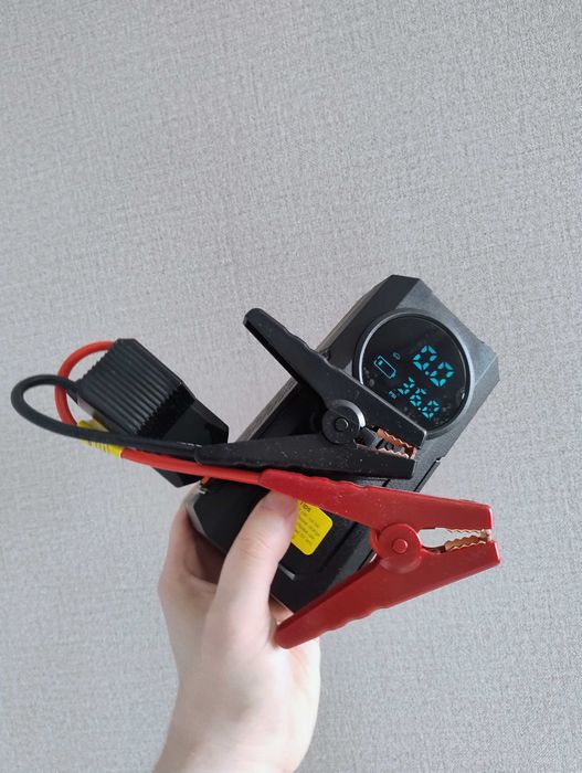 Автомобільний Компресор + Бустер (пусковий пристрій) + повербанк