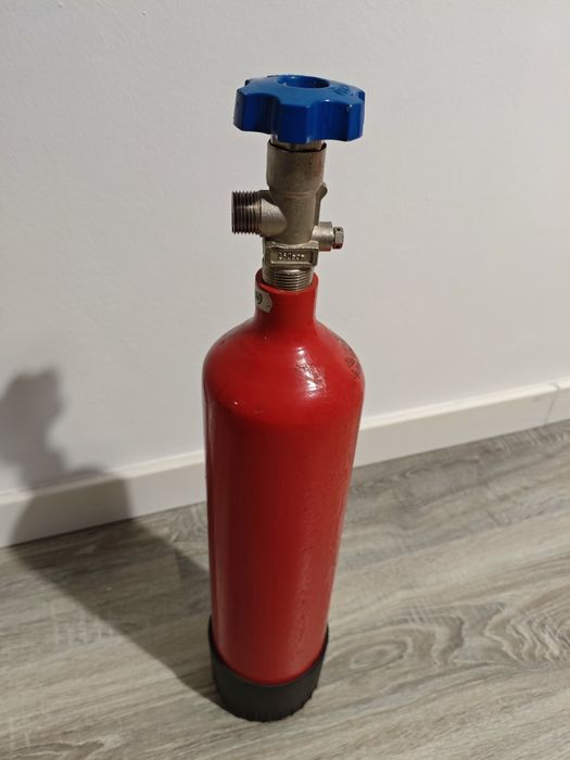 Kit CO₂ Aquario Accessories 2kg com regulador e eletroválvula