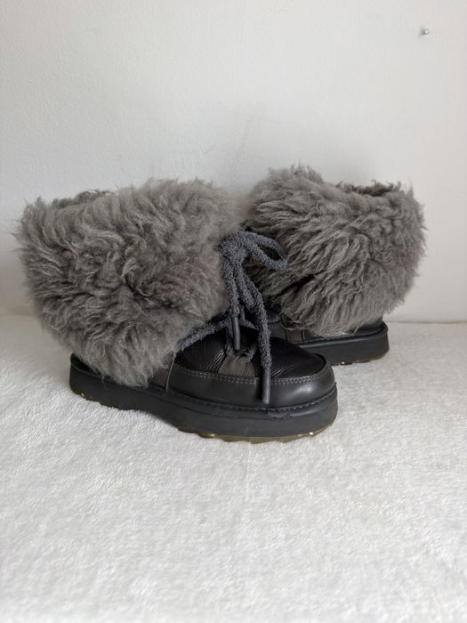 Emu Australia Blurred Glossy Furry Boots r.39