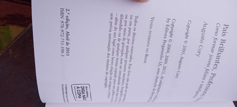 Pais Brilhantes, Professores Fascinantes - Augusto Cury-Novo em folha