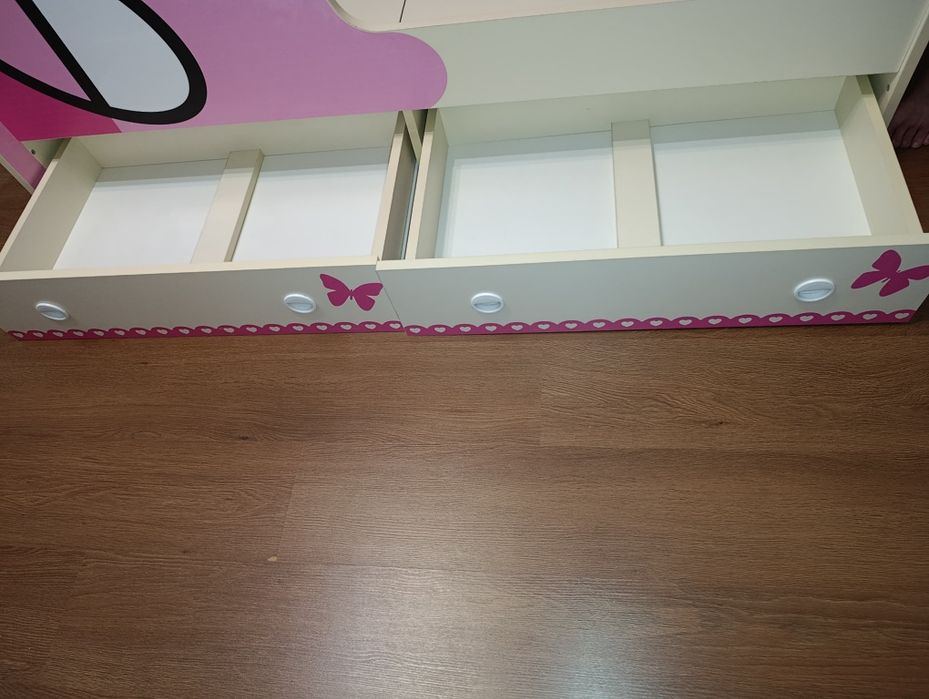 Дитяче ліжко з матрацом Хеллоу Кітті -  HELLO KITTY