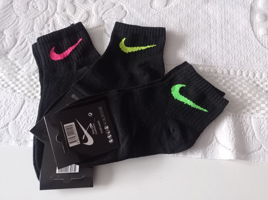 Skarpety damskie bawełniane zestaw 3 par