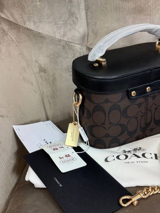 Сумка Coach Trail Bag (косметичка/box bag) / коач коуч