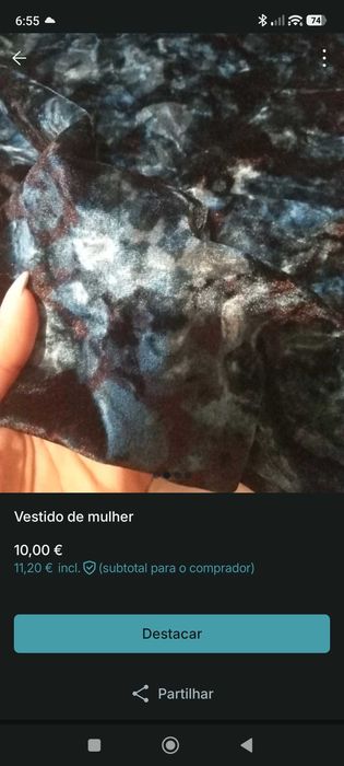 Roupa de mulher