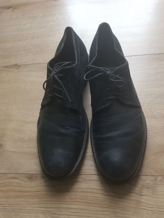 Skorzane buty meskie marki Gino Rossi roz 45