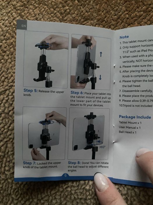 Нове кріплення для планшета