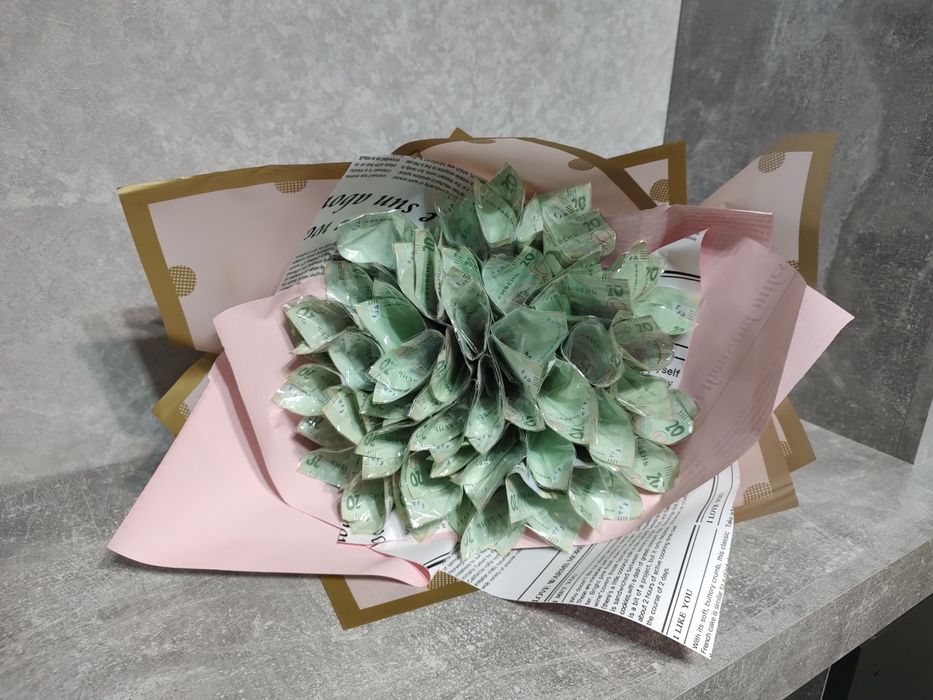 Подарок денежный букет
