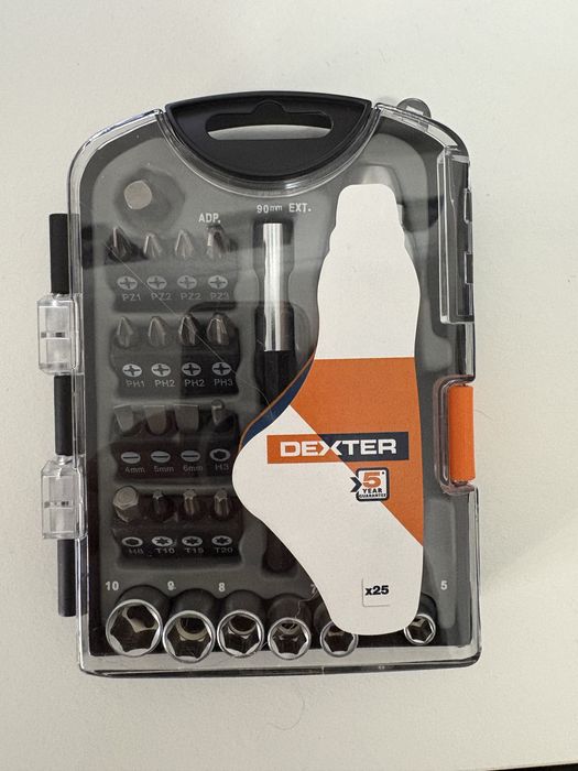 Conjunto Chave Multipontas DEXTER 25 Peças