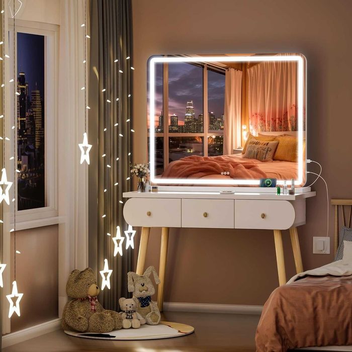 Nowe lustro LED / 120 x 75 cm / kosmetyczne / Hasipu / dotykowe / R335!