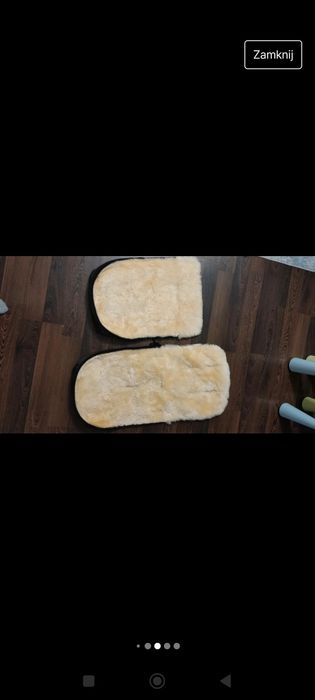 Zimowy śpiworek kaiser  paat . Skóra jagnięca ma sanki , do wózka