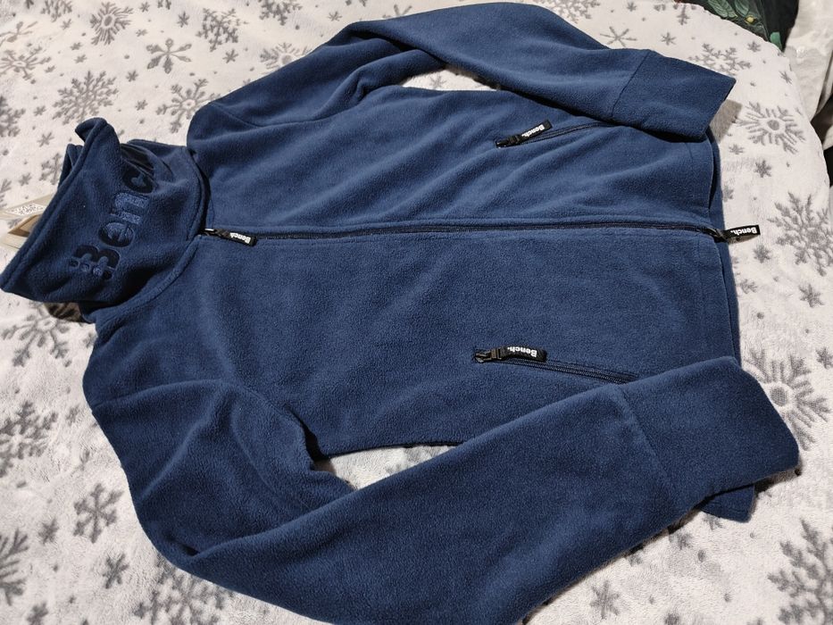 Kurtka polarowa, bluza Bench damska, ze stójką, r. M