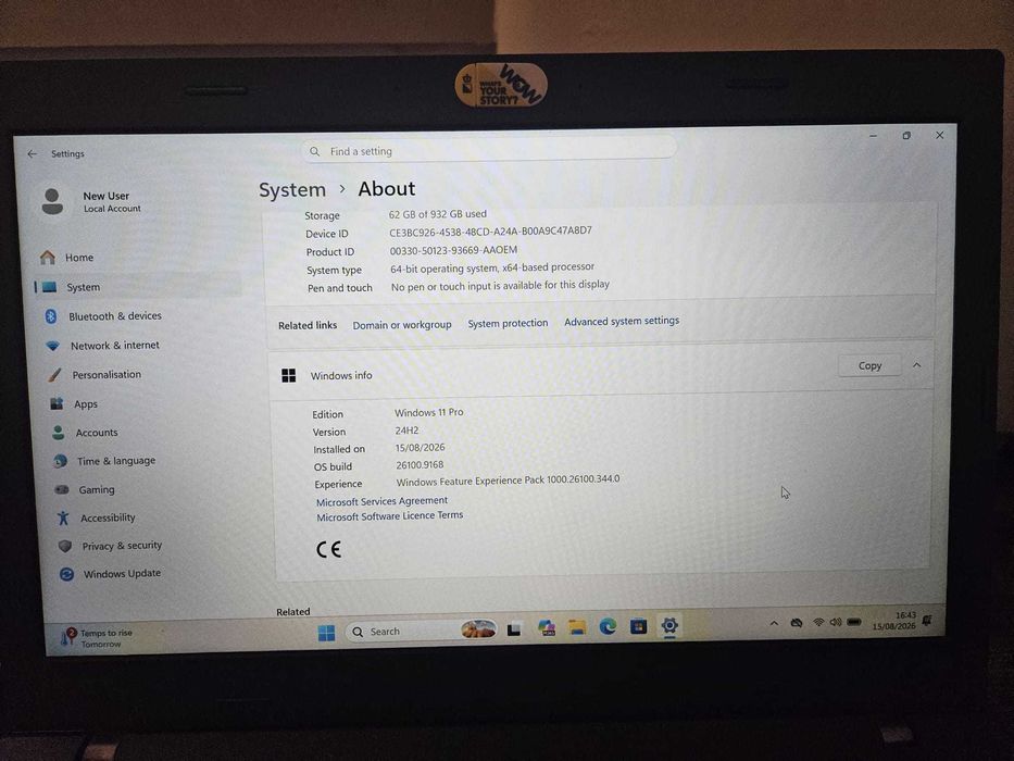 Lenovo ThinkPad L470 i5 | 32GB RAM | 1TB SSD | Dock + Mochila