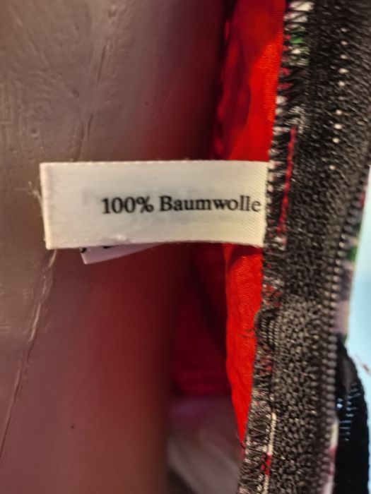 MarJo drill ludowa, bawarska sukienka rozm 40, nowa, bawełna, octoberf