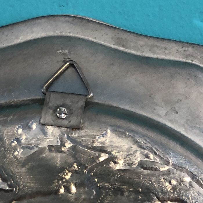 Тарілка олово вінтаж мисливець німеччина