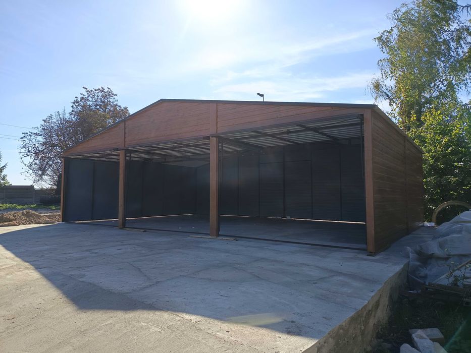 Garaż blaszany garaż blaszak garaże  profil  9*6 7*5 PARCZEW