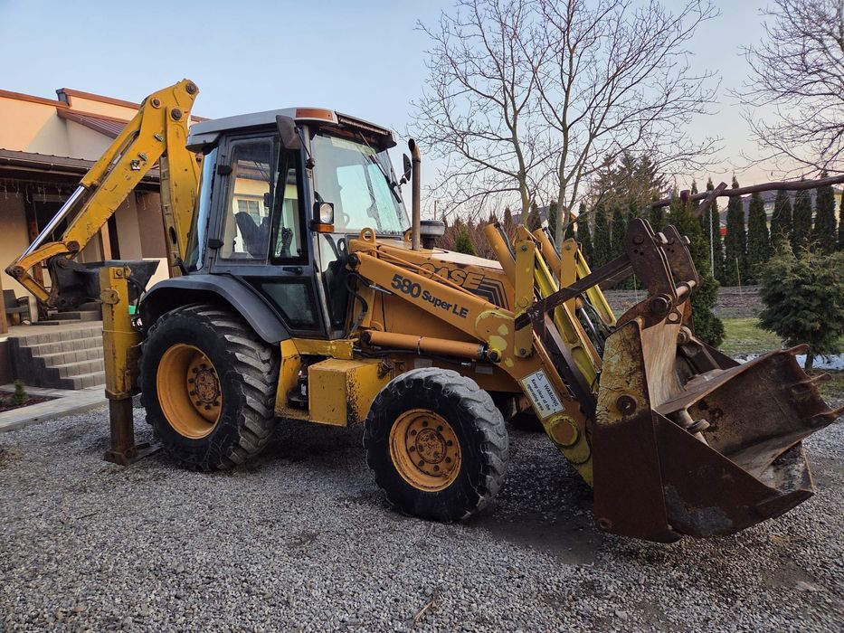 Koparko-Ładowarka CASE 580 SLE Szczęka/3 łyżki