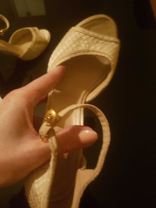 Szpilki chanel ręcznie szyte orginalne
