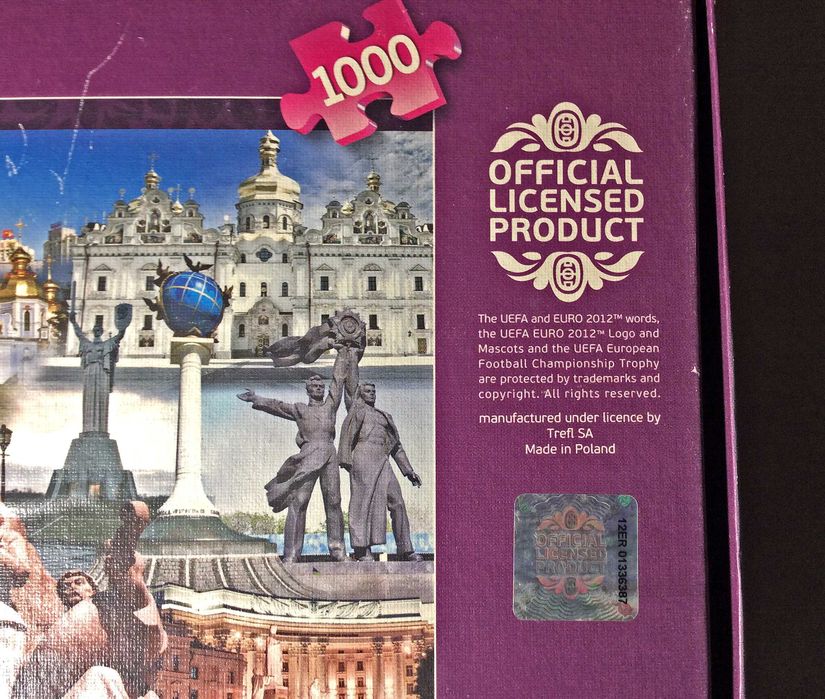 НОВЫЙ пазл puzzle 1000 элементов UEFA EURO 2012
