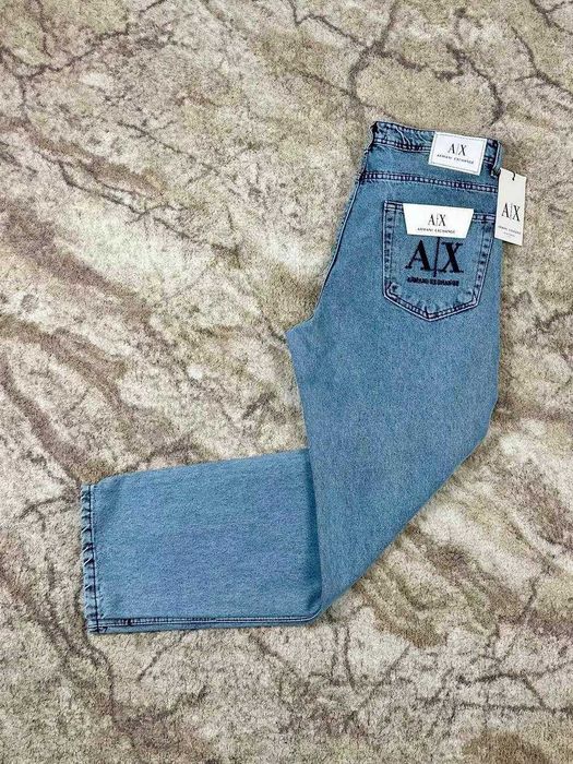 ТОП! Джинсы Armani Exchange. Мужские джинсы Армани. Бананы