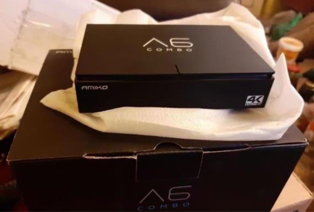 Box android amiko A6 Combo