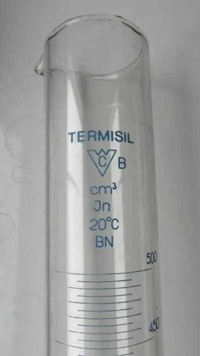 Menzurka szklana  miarka 500 ml -TERMISIL  - PRL produkcja