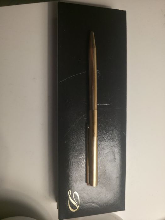 Caneta ST. Dupont Classique Vintage Ouro 18k