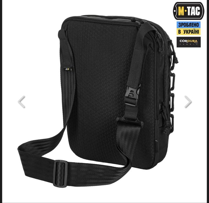 M-TAC сумка планшет laser cut hex black